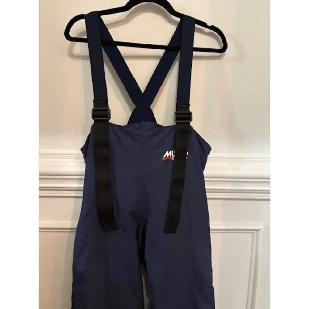 Musto Yachting Waterproof Bibs Overalls Youth Medium Outdoor Sailing Boating